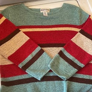 Vintage Pendleton sweater striped large